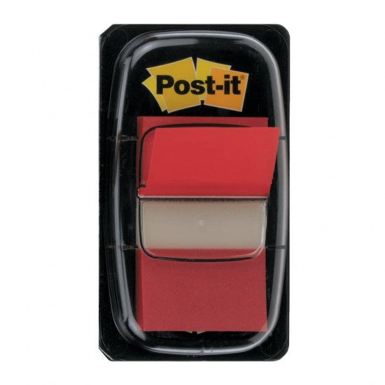 Segnapagina removibili Post-it® Index Medium con dispenser rosso 50 segnapagina - 680-1
