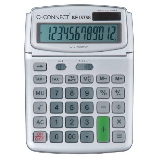 Calcolatrice solare da tavolo Q-Connect L - 12 cifre KF15758
