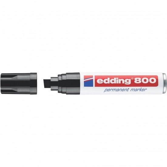 Marcatore permanente edding 800 punta scalpello 4-12 mm nero E-800 001