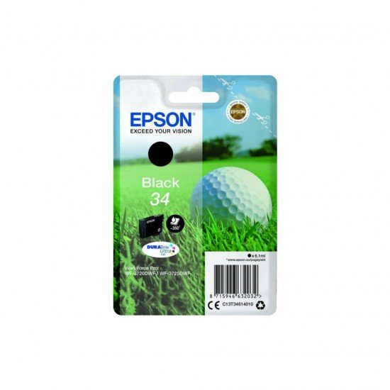 Cartuccia inkjet Pallina da golf 34 Epson nero C13T34614010