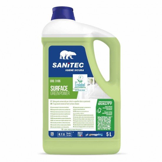 Detergente ecologico per pavimenti Sanitec Green Power 5 kg 3105