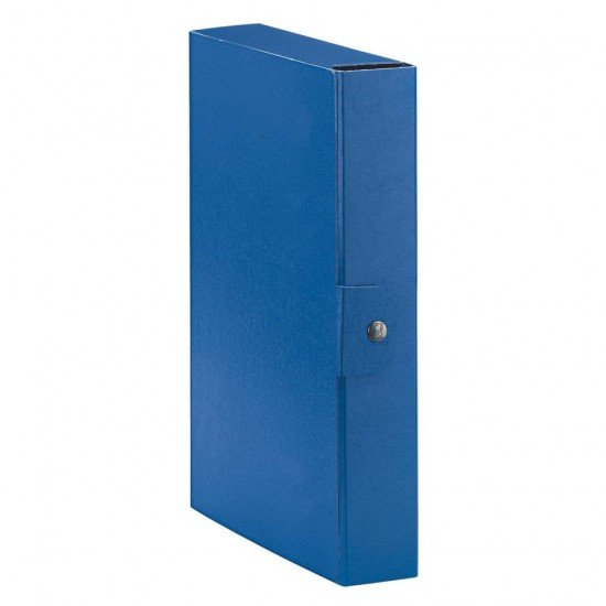 Cartelle portaprogetti Esselte C26 EUROBOX dorso 6 cm presspan biverniciato blu  - 390326050