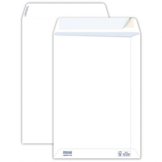 Buste a sacco bianche autoad. removibili Pigna Envelopes Competitor strip 80 g/m² 230x330 mm  conf. 500 - 0029481