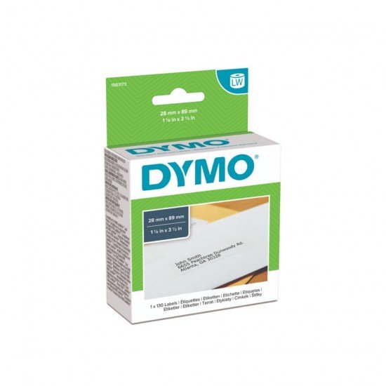 Rotolo da 130 etichette Dymo LabelWriter indirizzi std.  89x28 mm bianco 1983173