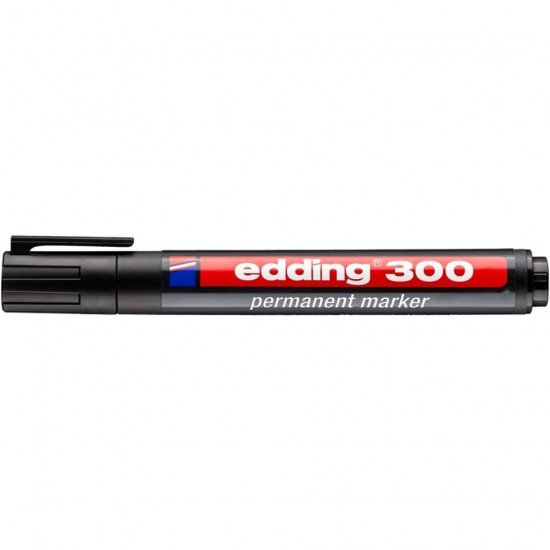 Marcatore permanente edding 300 punta conica 1,5-3 mm nero E-300 001