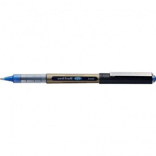 Penna Roller inchiostro liquido Uni-Ball Eye punta media 1 mm blu M UB150 10 B