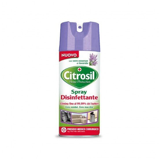 Spray disinfettante multisuperficie Home Protection Citrosil con vere essenze di lavanda - 300 ml - M2802