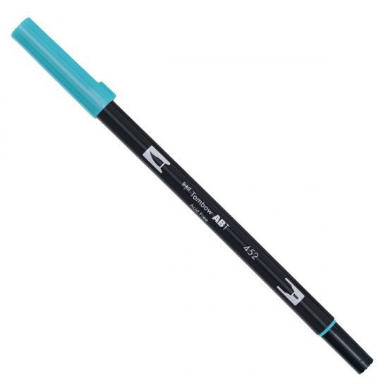 Pennarello Dual Brush 452 - process blue - Tombow
