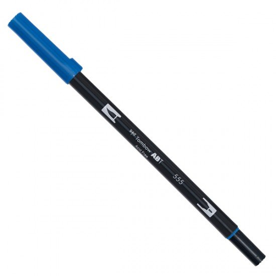 Pennarello Dual Brush 555 - ultramarine - Tombow