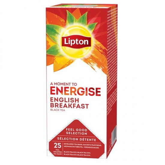 TE' English breakfast - Feel Good Selection -  in filtro - Lipton - conf. 25  pezzi