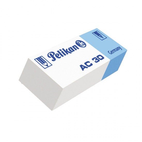 Gomma AC30 - bianca e blu - Pelikan - conf. 30 pezzi