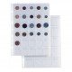 Buste forate Ercole porta monete - 30 tasche - PVC liscio - 21 x 29,7 cm - Sei Rota - conf. 10 pezzi