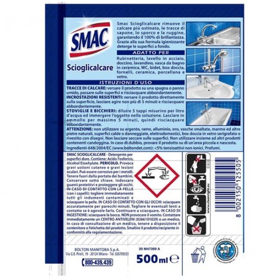 Scioglicalcare - 500 ml - Smac