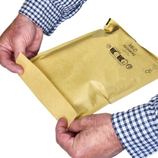 Busta imbottita Mail Lite  Gold - CD (18 x 16 cm) - avana - Sealed Air  - conf. 10 pezzi