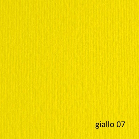 Cartoncino Elle Erre - 70x100cm - 220gr - giallo 107 - Fabriano - blister 10 fogli