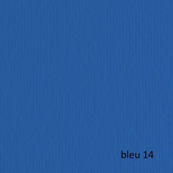 Cartoncino Elle Erre - 50x70cm - 220gr - blu 114 - Fabriano -  blister 20 fogli