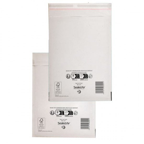 Busta imbottita Mail Lite  - K (35 x 47 cm) - bianco - Sealed Air  - conf. 10 pezzi