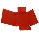 Cartellina con elastico - presspan - 3 lembi - 700 gr - 25x34 cm - rosso - Cartotecnica del Garda