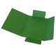 Cartellina con elastico - presspan - 3 lembi - 700 gr - 25x34 cm - verde - Cartotecnica del Garda