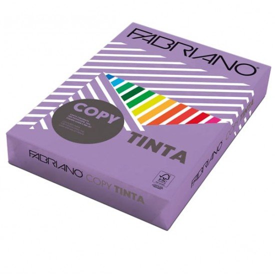 Carta Copy Tinta - A4 - 80 gr - colori forti violetto - Fabriano - conf. 500 fogli