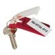 Portachiavi Key Clip - rosso - Durable - conf. 6 pezzi