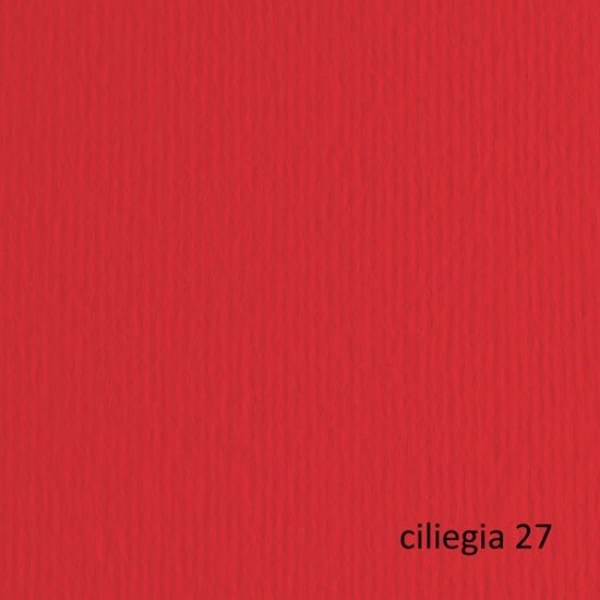 Cartoncino Elle Erre - 70x100cm - 220gr - ciliegia 127 - Fabriano - blister 10 fogli