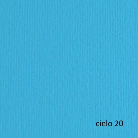 Cartoncino Elle Erre - 50x70cm - 220gr - cielo 120 - Fabriano - blister 20 fogli