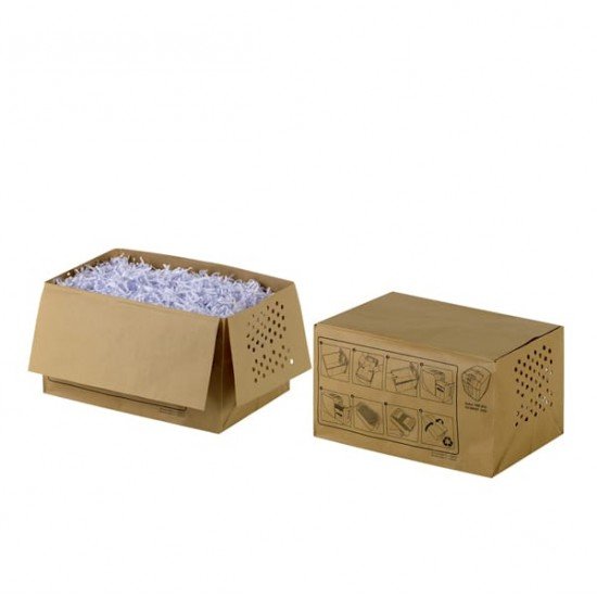 Sacchi per distruggidocumenti - fino a 26 L - carta riciclata - Rexel - conf. 20 pezzi