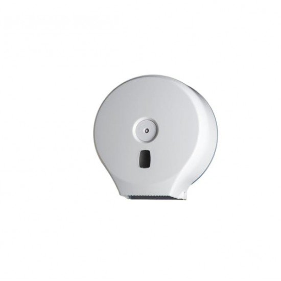 Distributore Basica per carta igienica in rotoli Mini Jumbo - 28,2x12x29,4 cm - bianco - Medial International