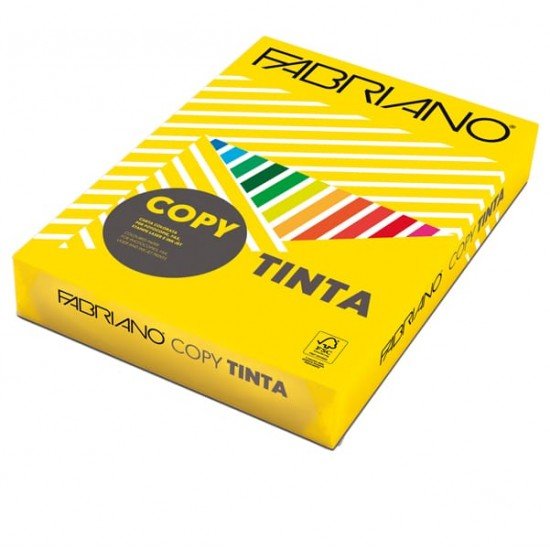Carta Copy Tinta - A3 - 160 gr - colori tenui cedro - Fabriano - conf. 125 fogli