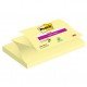 Blocco Post it  Super Sticky Z Notes - R350-123SS-CY - 76 x 127 mm - giallo Canary - 90 fogli - Post it