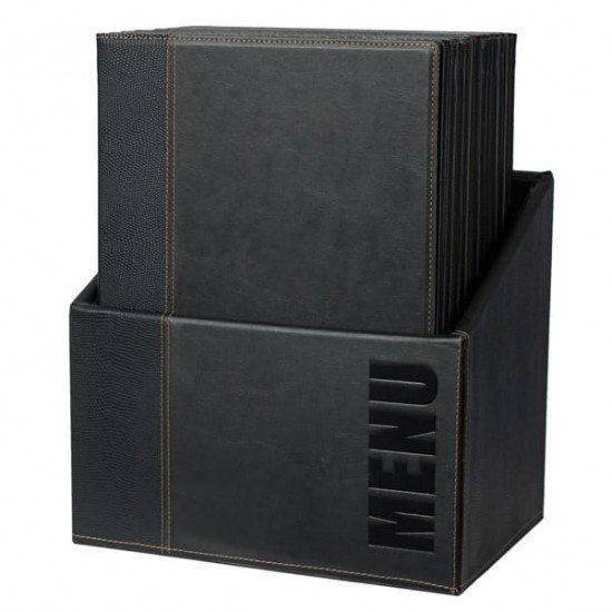 Menu Box Trendy - 20 portamenU' - nero - Securit