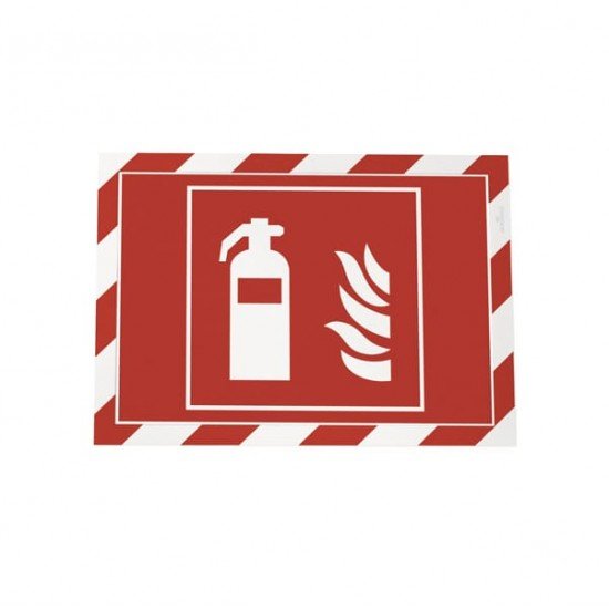 Cornice Duraframe Security - adesiva - pannello magnetico - A4  (21 x 29,7 cm) - rosso/bianco - Durable