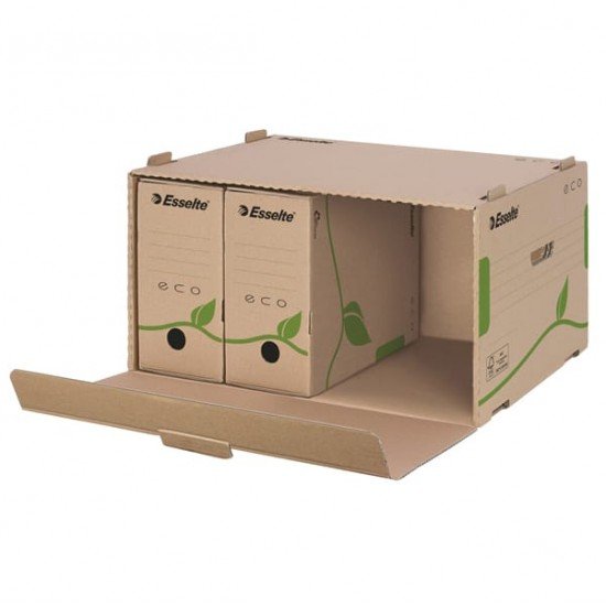Scatola container EcoBox - 34x43,9x25,9 cm - apertura laterale - Esselte