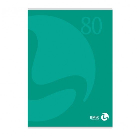 Maxiquaderno Color 80 - A4 - bianco - 80 fogli - 80gr - copertina 250gr - BM