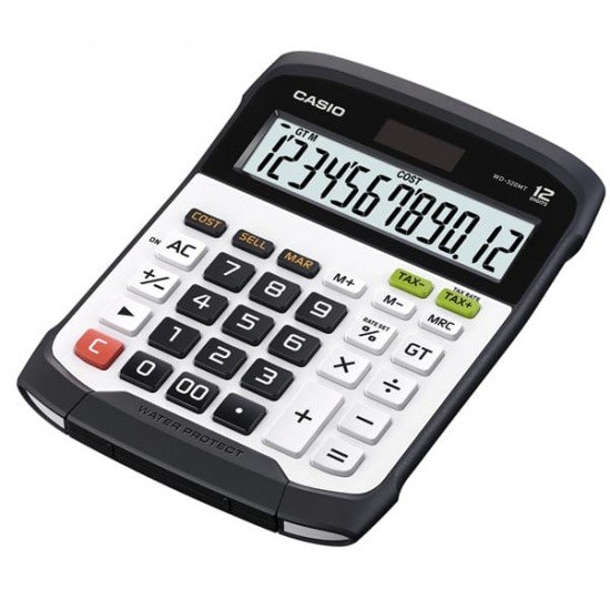 Calcolatrice da tavolo WD-320MT - 12 cifre - waterproof - Casio