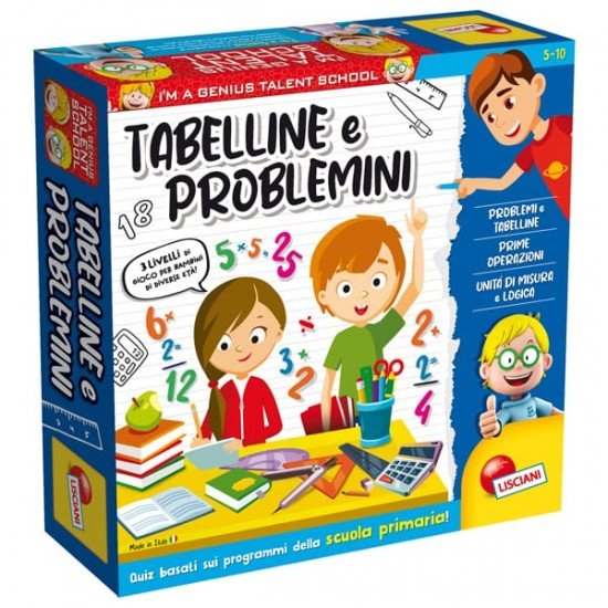 I'm a Genius Tabelline e Problemi - Lisciani