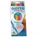 Pastelli colorati Stilnovo Acquarell - diametro mina 3,3 mm - Giotto - astuccio 12 pezzi