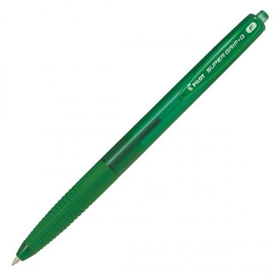 Penna a scatto Supergrip G - punta 0,7mm - verde  - Pilot