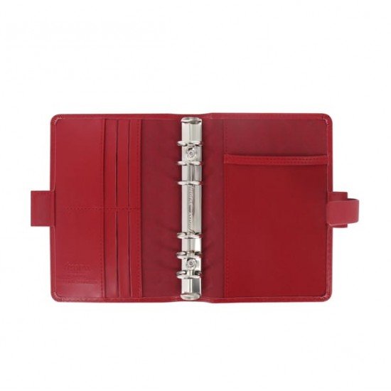 Organiser Metropol Pocket - similpelle - rosso - 14,6 x 11,5 x 3,5mm - Filofax