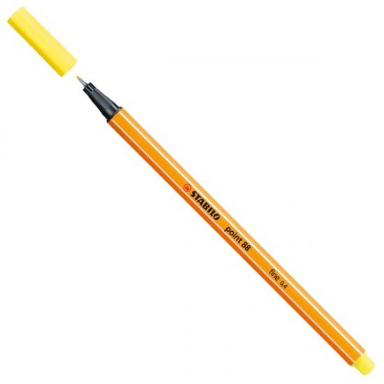 Fineliner Point 88 - tratto 0,4 mm - giallo limone 24 - Stabilo