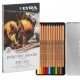Pastelli colorati Rembrandt Polycolor -  3,7 mm - colori assortiti - Lyra - astuccio in metallo 12 pezzi