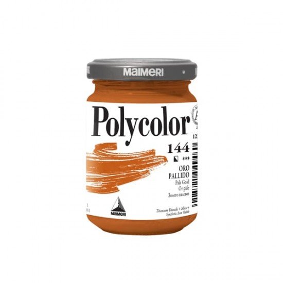 Colore vinilico Polycolor - 140 ml - oro pallido - Maimeri