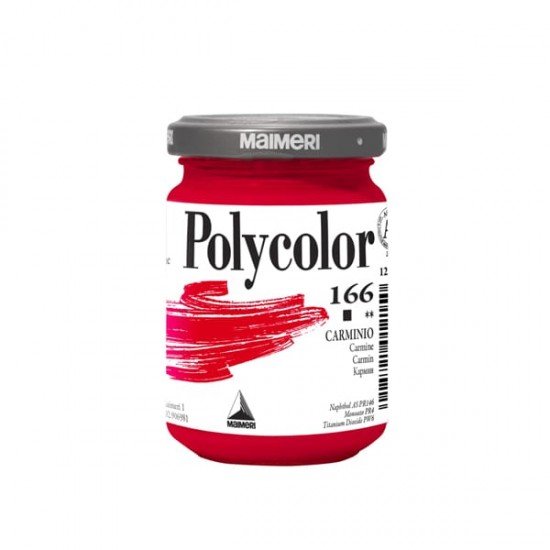 Colore vinilico Polycolor - 140 ml - carminio - Maimeri