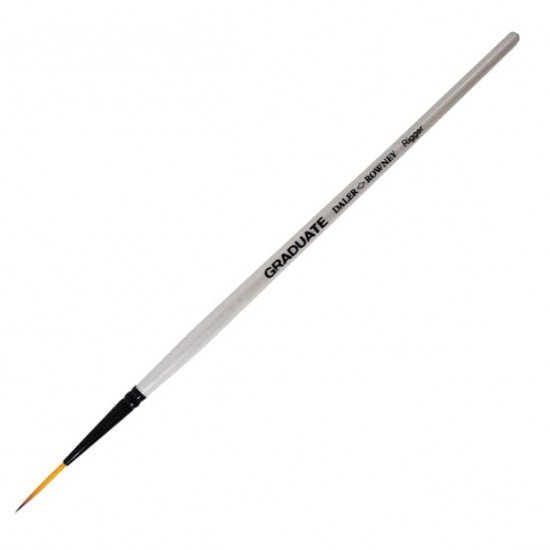 Pennello sintetico Graduate - punta lunga - manico corto - n. 2 -  Daler Rowney