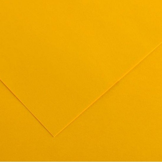 Foglio Colorline - 70x100 cm - 220 gr - giallo oro - Canson
