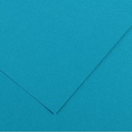 Foglio Colorline - 70x100 cm - 220 gr - blu primario - Canson