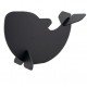 Lavagna Silhouette - forma balena - 22 x 14,5 x 10 cm - nero - Securit