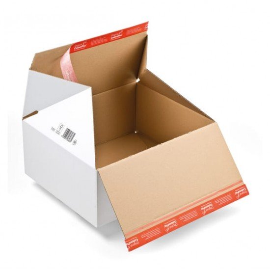 Scatola e-commerce - per spedizioni - 38,9 x 32,4 x 16 cm - cartone - bianco - ColomPac