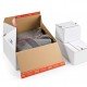 Scatola e-commerce - per spedizioni - 38,9 x 32,4 x 32 cm - cartone - bianco - ColomPac